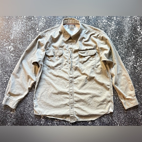 Columbia Sportswear XCO Long Sleeve Button Down Shirt Size Large - Picture 1 of 3